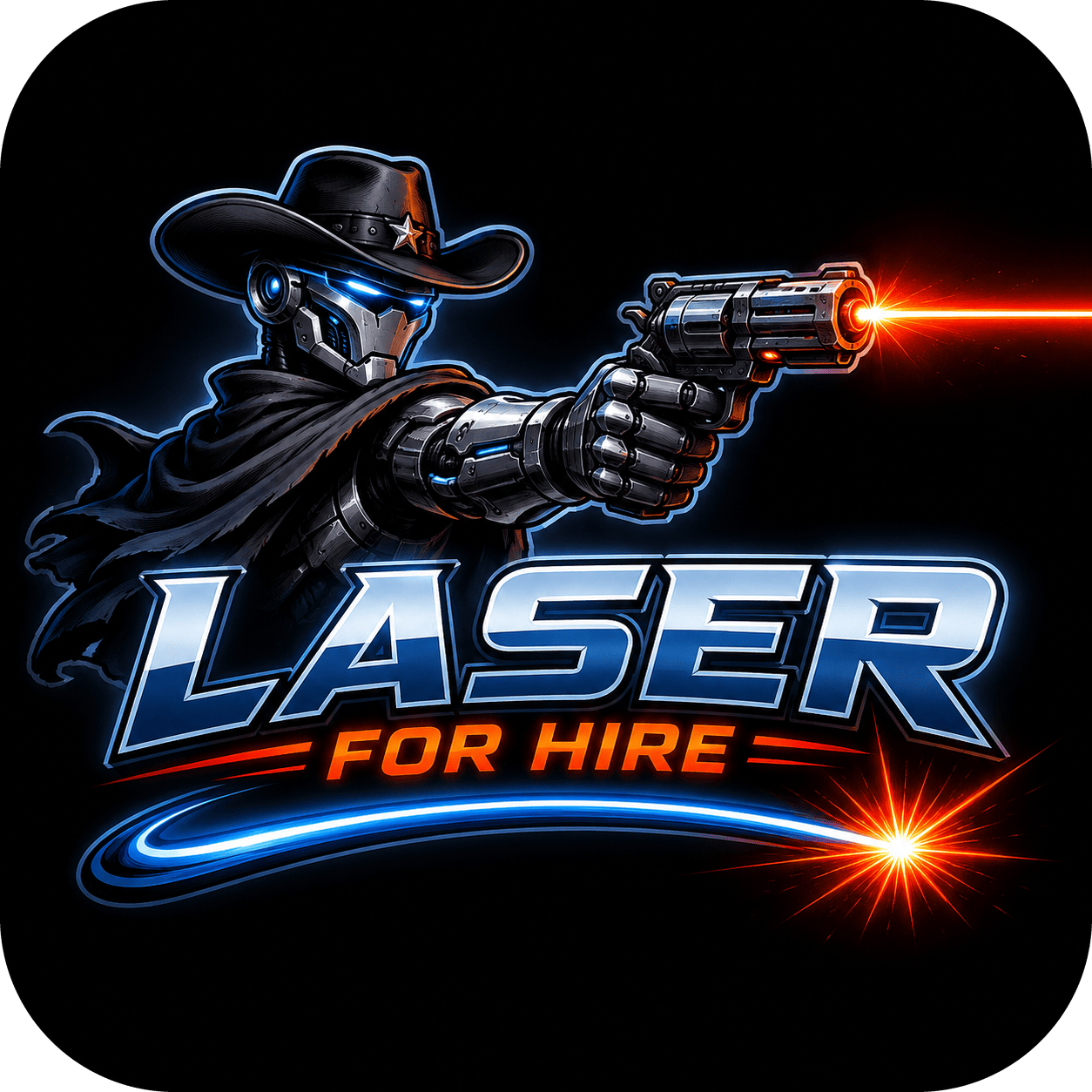 Laser For Hire logo